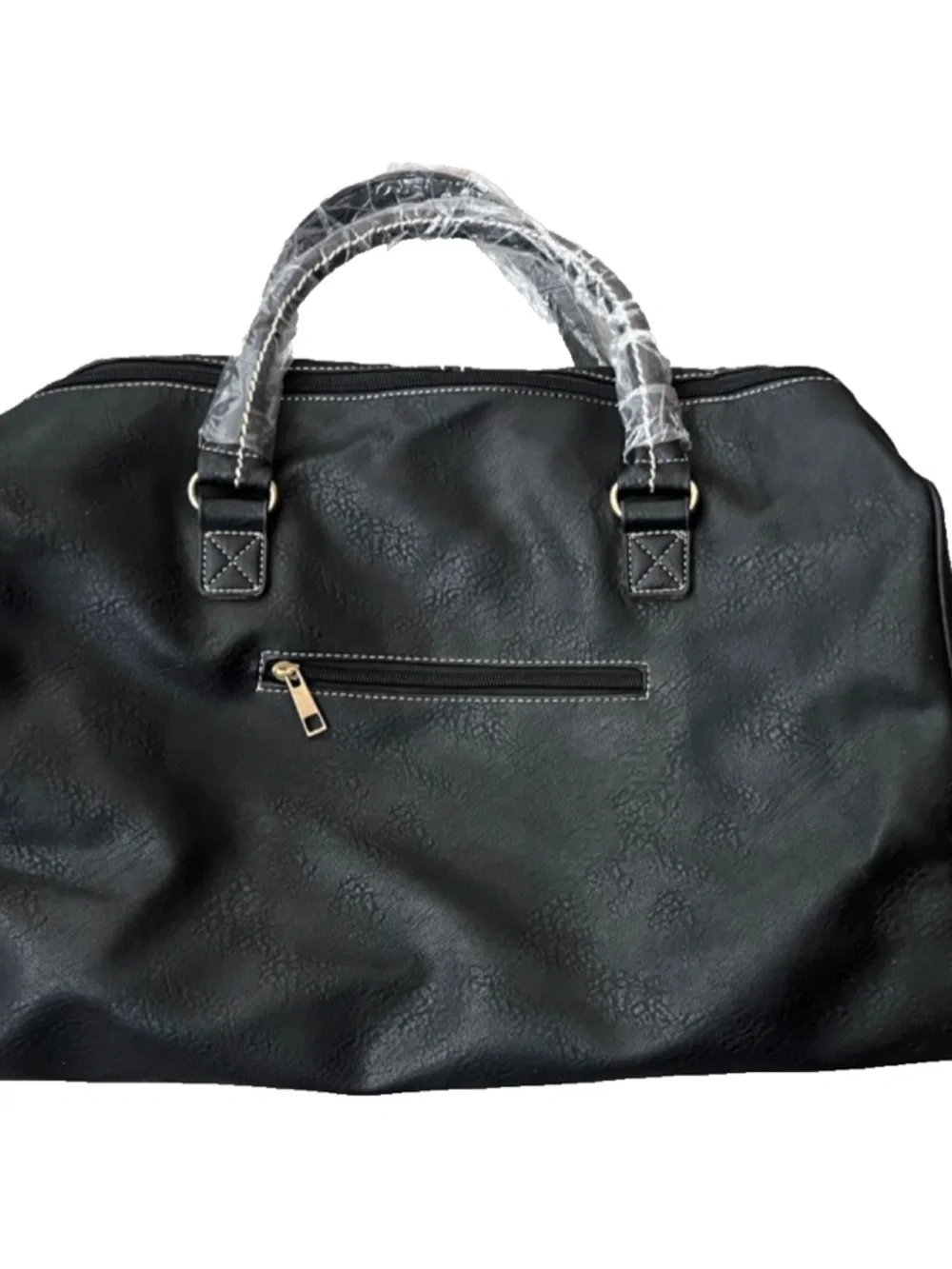 RARE Alfa Duffle Bag A5032 (Black, Stitched)